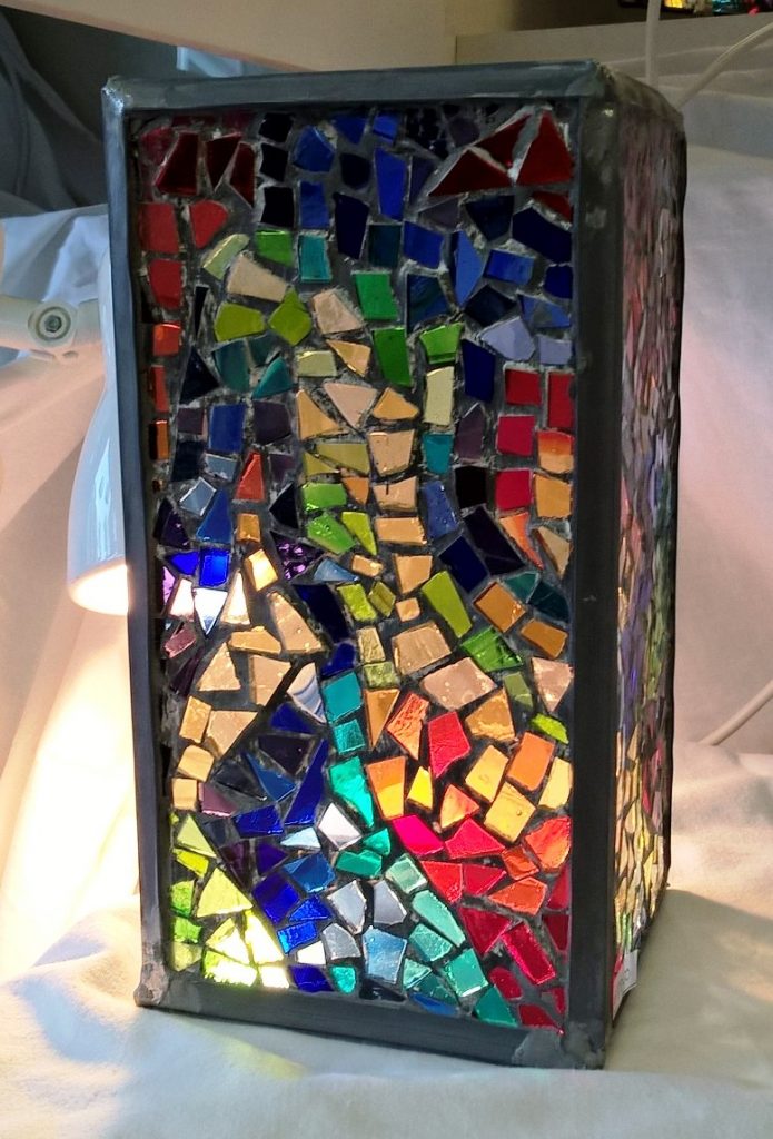 vibrant mosaic stained glass