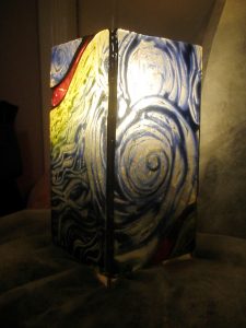 painted and fused stained glass